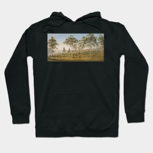 mr robinson s house on the derwent van diemen s land 1838 - John Glover Hoodie